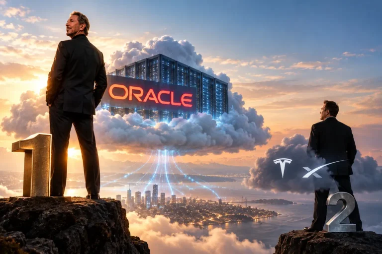 Larry Ellison and Oracle AI cloud infrastructure