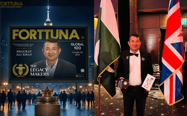 Shaukat Ali Khan, a technology leader from Pakistan, received recognition on four major international platforms