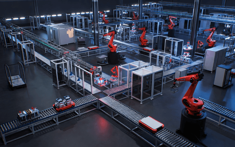 China is rolling out AI-driven systems dubbed “factory brains” in major industrial hubs.