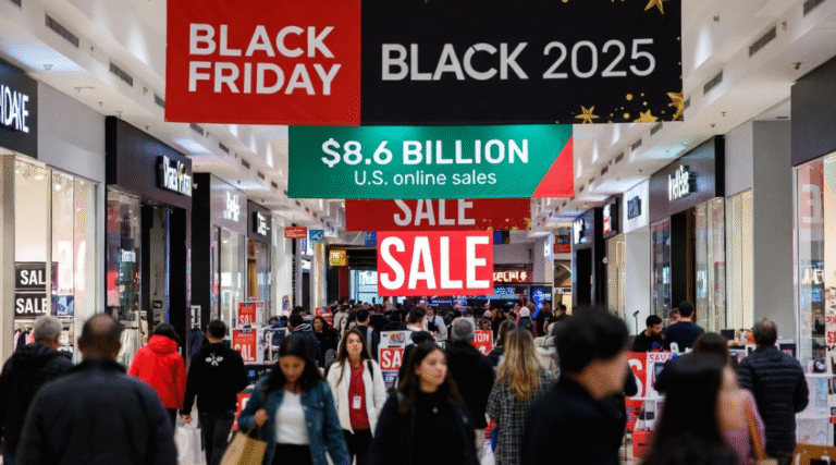 Black Friday 2025 Hits Record $8.6 Billion in U.S. Online Sales