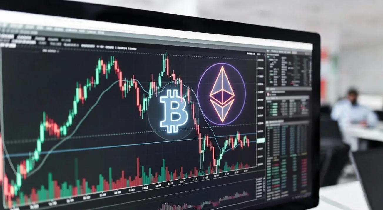 Strategy and Bitcoin imagery representing MSCI's review of index eligibility