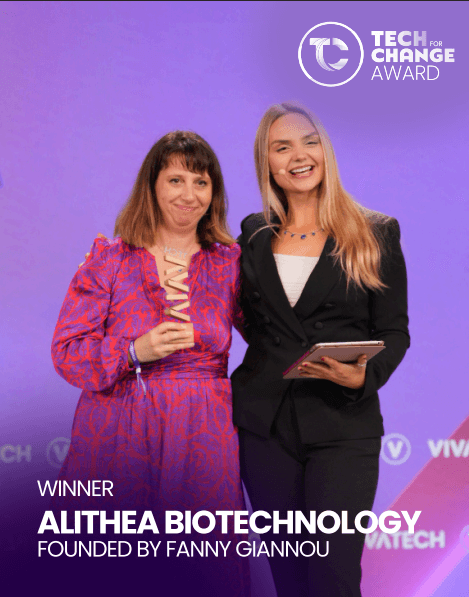 Fanny Giannou, founder and CEO of Alithea Bio